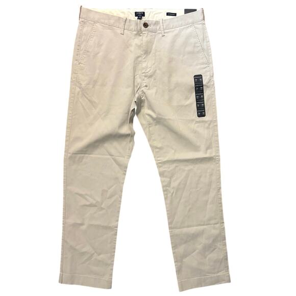 NWT J.Crew Straight Fit Flex Chino Pant In Stone Size 34x30 - Picture 3 of 8